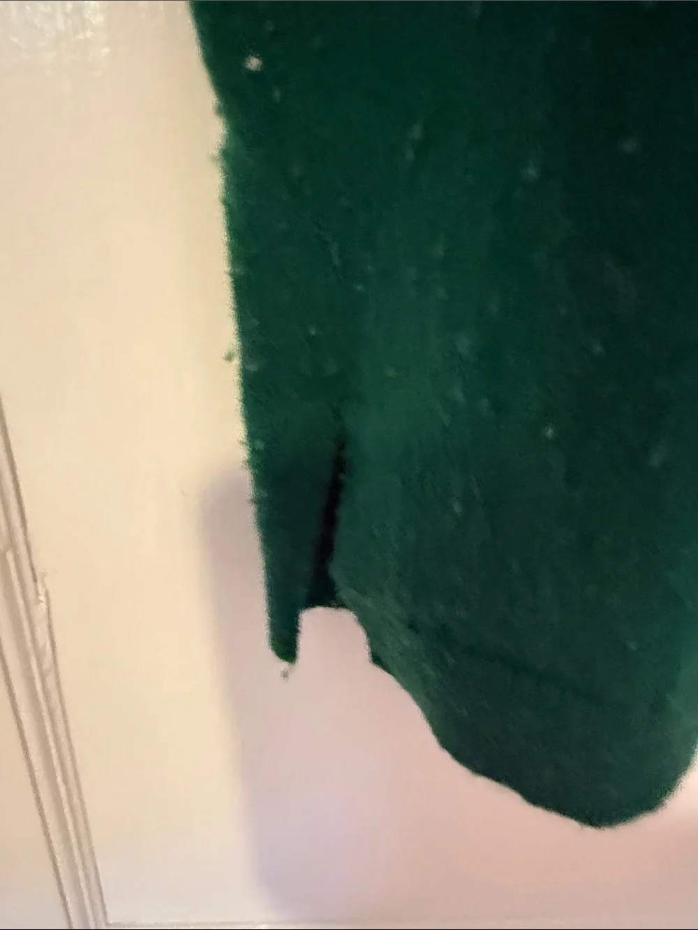J. Crew 100% Cashmere Lightweight Emerald Green Heart Sweater